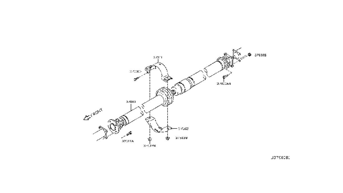 Transmisión Nissan X-trail - 370008H310