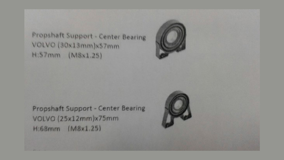 Soportes de transmisión o cardan para Volvo xc70