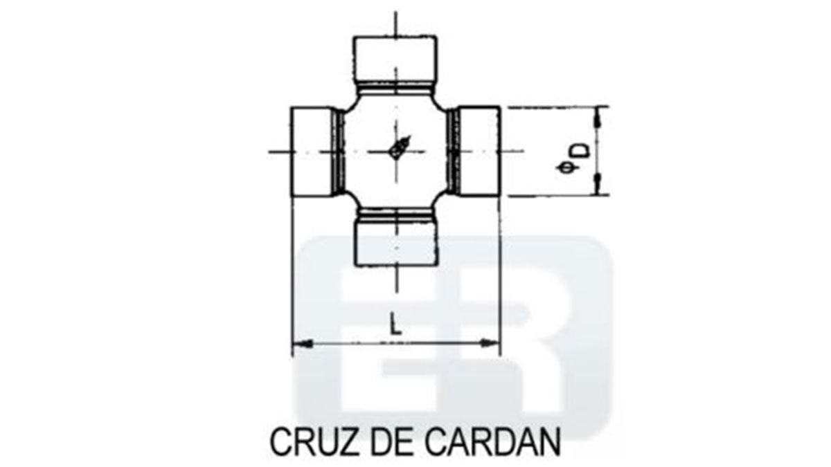 cruz de árbol de transmisión