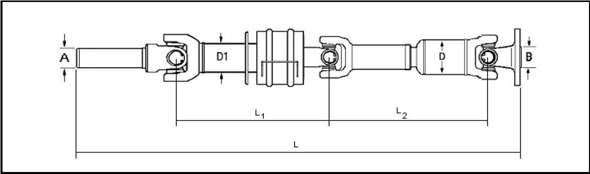 TRANSMISION FORD TRANSIT DOS TRAMOS CON HORQUILLA
