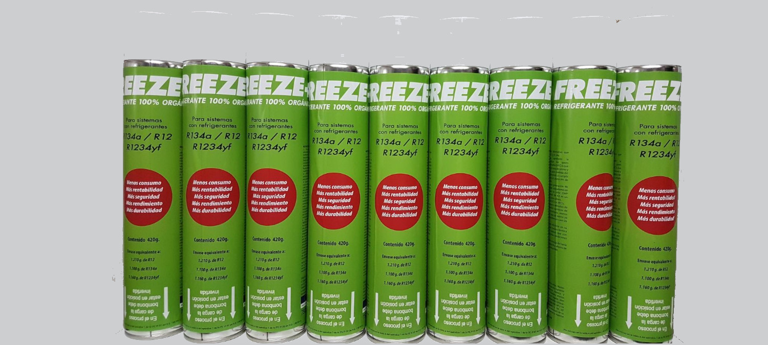 Gas Refrigerante Freeze + Sustituto Directo del R 1234YF.