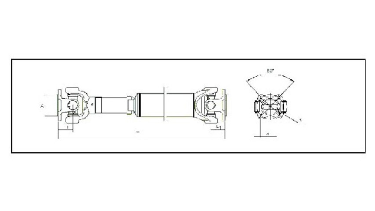 Transmisión Cardan Mitsubishi Canter