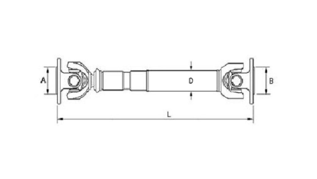 Transmisión cardan Range Rover