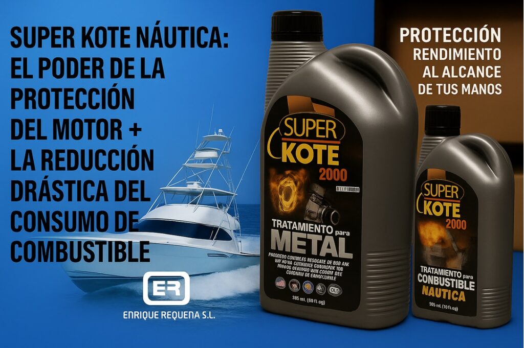 Superkote Náutica: protección total para tu motor y ahorro real en combustible